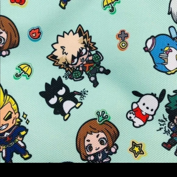 My Hero Academia X Hello Kitty And Friends Passport Crossbody Bag - Picture 5 of 11